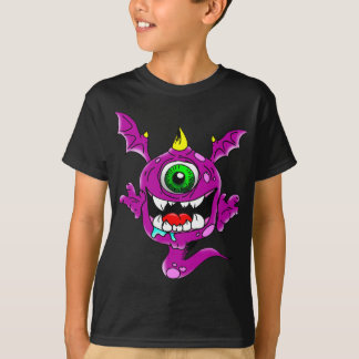 Cute Paarse People Eater Monster T-shirt