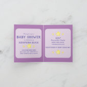 Cute Paarse roze dragon Girl Baby shower (Binnen)