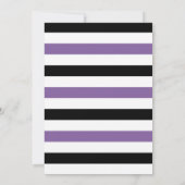 Cute Paarse Spooktacular Kinder Halloween Birthday Kaart (Achterkant)