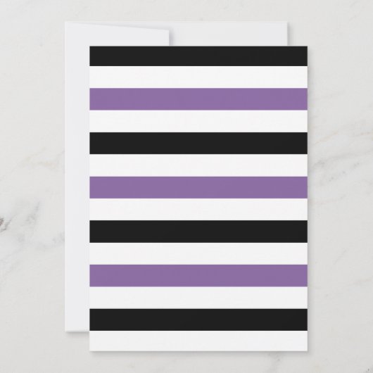 Cute Paarse Spooktacular Kinder Halloween Birthday Kaart (Achterkant)