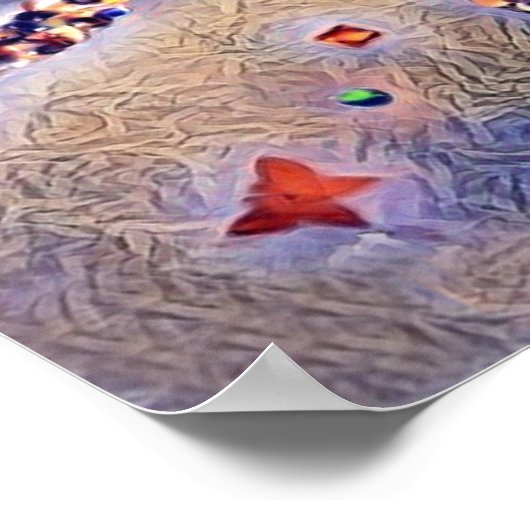  Cute Paarse Tiny Dancer Poster (Hoek)