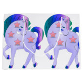 Cute Paarse Unicorns Groot Cadeauzakje (Voorkant)
