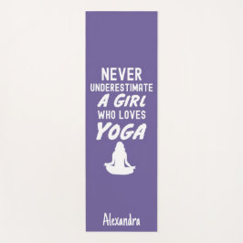 Cute Paarse Yoga Cadeaus Voor Meisjes Kinderen Yog Yogamat