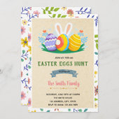 Cute paasfeest uitnodiging (Voorkant / Achterkant)