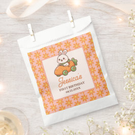 Cute Paashaas Bloem 1e Verjaardagsfeestje Bedankzakje
