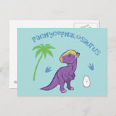 Cute Pachycephalosaurus Briefkaart (Voorkant / Achterkant)