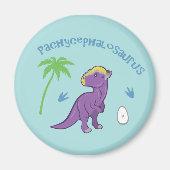 Cute Pachycephalosaurus Magneet (Voorkant)