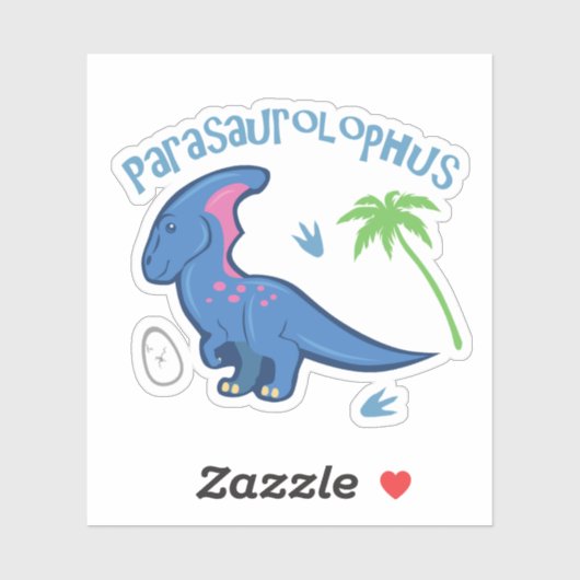 Cute Pachycephalosaurus Sticker (Vel)