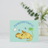 Cute Pachyrhinosaurus Briefkaart (Staand voorkant)