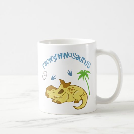 Cute Pachyrhinosaurus Koffiemok (Rechts)