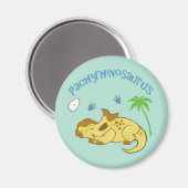 Cute Pachyrhinosaurus Magneet (Voorkant / Achterkant)