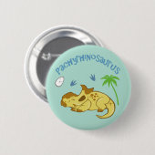 Cute Pachyrhinosaurus Ronde Button 5,7 Cm (Voorkant /achterkant)