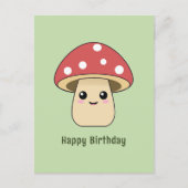 Cute Paddenstoel Briefkaart (Voorkant)