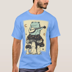 Cute paddenstoel Guitar Frog Premium T-shirt