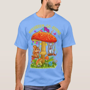 Cute paddenstoel Rond eekhoorn Muis T-shirt