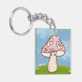 Cute Paddenstoel Sleutelhanger (Voorkant Links)