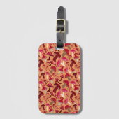 Cute paddenstoelen bagagelabel (Voorkant (verticaal))