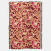 Cute paddenstoelen deken (Voorkant Verticaal)