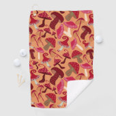 Cute paddenstoelen golfhanddoek (Insitu)