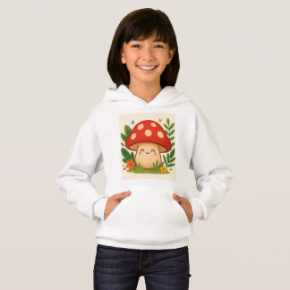 Cute Paddenstoelen Hoodie voor Kinderen