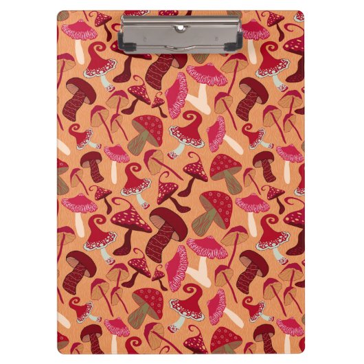 Cute paddenstoelen klembord (Voorkant)