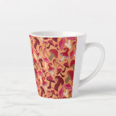 Cute paddenstoelen latte mok (Rechts)