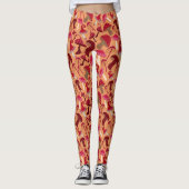 Cute paddenstoelen leggings (Voorkant)