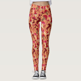Cute paddenstoelen leggings