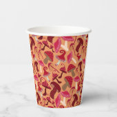 Cute paddenstoelen papieren bekers (Achterkant)