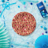 Cute paddenstoelen papieren bordje (Feest)