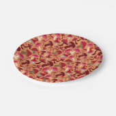 Cute paddenstoelen papieren bordje (Gekanteld)