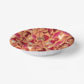 Cute paddenstoelen papieren kommen (Gebogen)