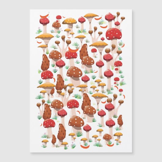 Cute paddenstoelen Patroon (Voorkant)