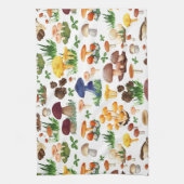 Cute paddenstoelen Patroon Theedoek (Verticaal)