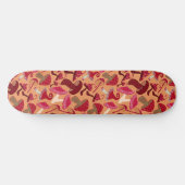 Cute paddenstoelen persoonlijk skateboard (Horizontaal)