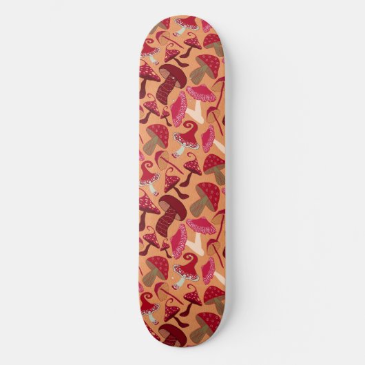 Cute paddenstoelen persoonlijk skateboard (Voorkant)