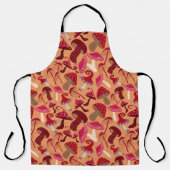 Cute paddenstoelen schort (Voorkant)