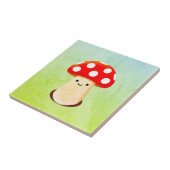 Cute paddenstoeltekening tegeltje (Zijkant)