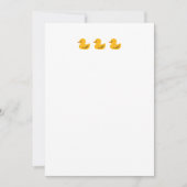 Cute Paddling of Ducks Art Bedankkaart (Voorkant)