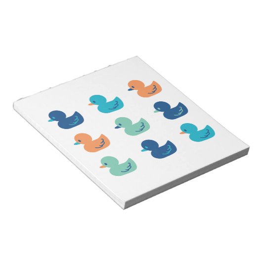 Cute Paddling of Ducks Art II Notitieblok (Schuin)