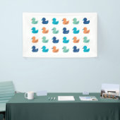 Cute Paddling of Ducks Art II Spandoek (Beurs)