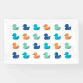 Cute Paddling of Ducks Art II Spandoek (Horizontaal)