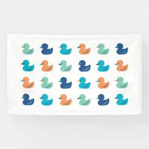 Cute Paddling of Ducks Art II Spandoek