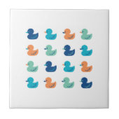 Cute Paddling of Ducks Art Tegeltje (Voorkant)