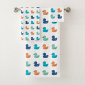 Cute Paddling of Ducks Pattern Bad Handdoek (Insitu)