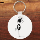 Cute Paint Horse Cartoon Sleutelhanger (Voorkant)