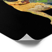 Cute Painted French Bulldog Poster (Hoek)