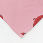 Cute Painter Owl Cartoon Fleece Deken (Hoek)