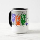 Cute Painting Horse Cartoon Mok (Voorkant links)