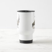 Cute Pair van Cartoon Oryxes Commuter Mok (Center)